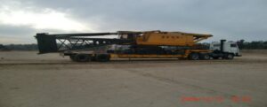 Haulage of Crane 250 Ton Capacity, for a Chinese company, Hobie2, from Saif Power Plant, to Nandi Pur Power Plant, Gujranwala.